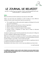 Journal de Belvézet – Juin 2023